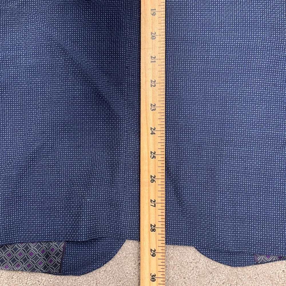 Ted Baker Blazer Mens 40R Blue Jay Endurance Wool Sport Jacket